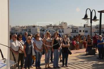 Homenaje en Telde a las víctimas de Spanair en el décimo aniversario del accidente aéreo (Foto Francisco Javier Santana)